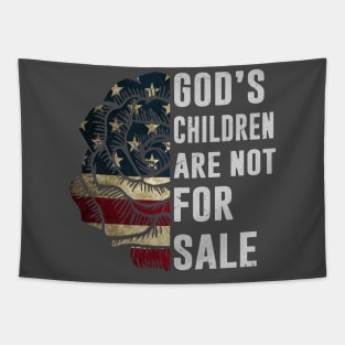 God's Children are Not For Sale Tapestry