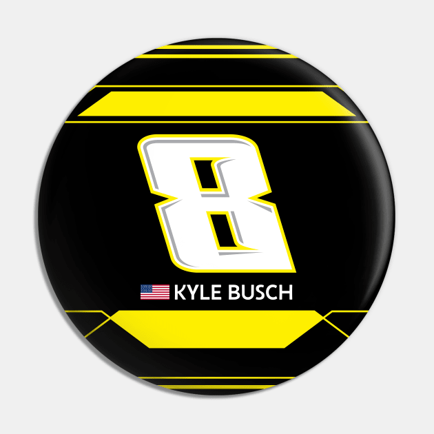 Kyle Busch #8 2023 NASCAR Design Pin by AR Designs 