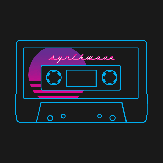 Synthwave Cassette by GloopTrekker