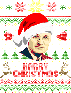 Harry S Truman Harry Christmas Magnet