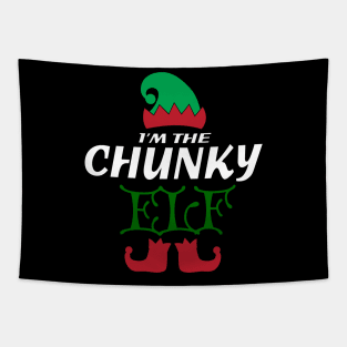 I'm the chunky elf - Christmas Family Design Tapestry