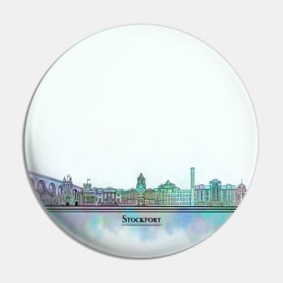 Stockport Landmarks Pin