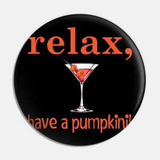 Pumpkin Cocktail Pin