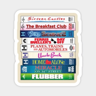 John Hughes Cassete Movie  Retro Magnet