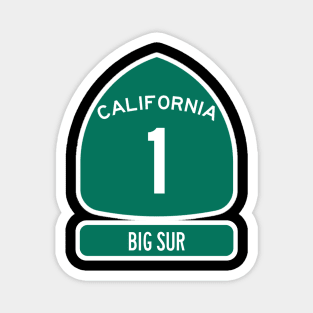 BIG SUR PACIFIC COAST Highway 1 California Sign Magnet