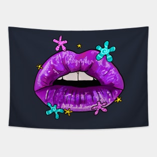 Disco Lips Tapestry