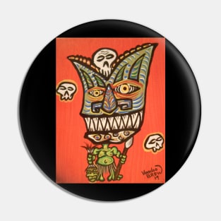 colorful cannibal Pin