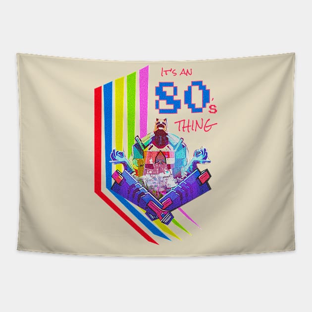 80s Transformation Tapestry by Ace13creations