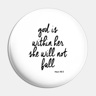 God is within here Pin