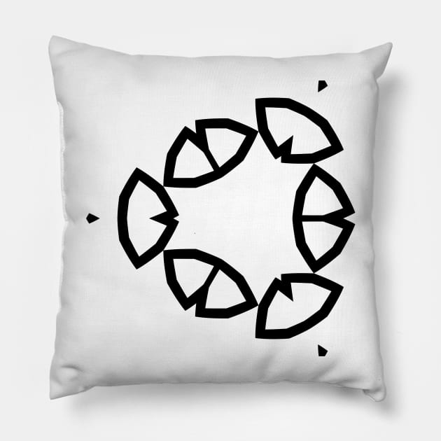 Shape of you in Mars Pillow by Toozidi T Shirts