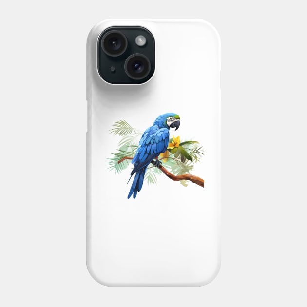 Hyacinth Macaw Phone Case by zooleisurelife