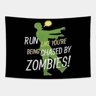 Chased by Zombies Tapestry