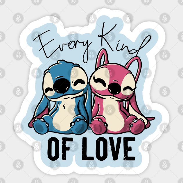 Every Kind Of Love Cute Lover Gift - Love - Sticker