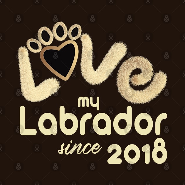 Love my labrador since 2018 by ArteriaMix