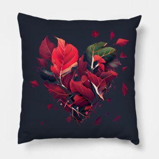 Heartstopper Leaves: An Artistic Representation of Natural Beauty Pillow