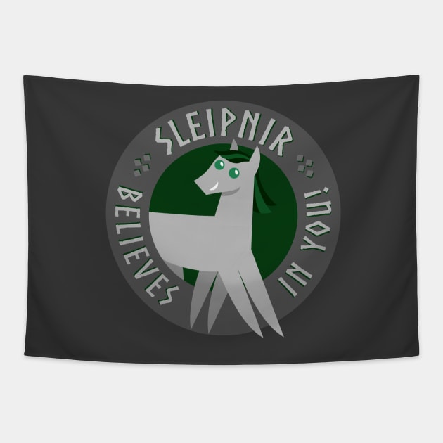 Sleipnir Believes in You! Tapestry by Ekliptik