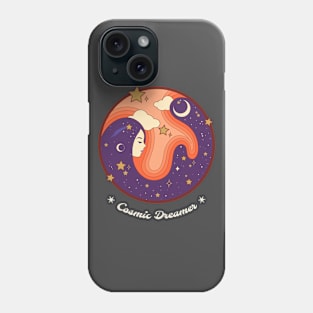 Cosmic Dreamer Moon Child Phone Case