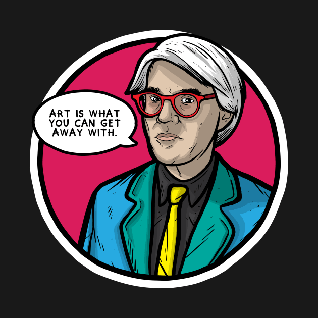 Andy Warhol by Baddest Shirt Co.