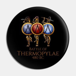 Ancient Greek History - Battle Of Thermopylae - Sparta Pin