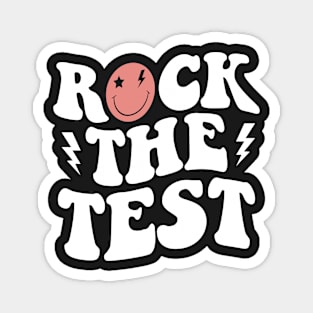 Rock The Test Shirt, Teacher Shirt, Teacher Testing, Teacher Tshirt, Teacher Shirts, Funny Teacher Shirt, Motivational Teacher Magnet