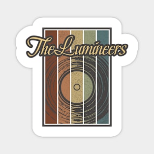 The Lumineers Vynil Silhouette Magnet