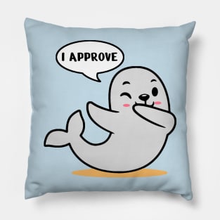 Seal of Approval Pillow