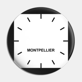 MONTPELLIER Time Zone Wall clock Pin