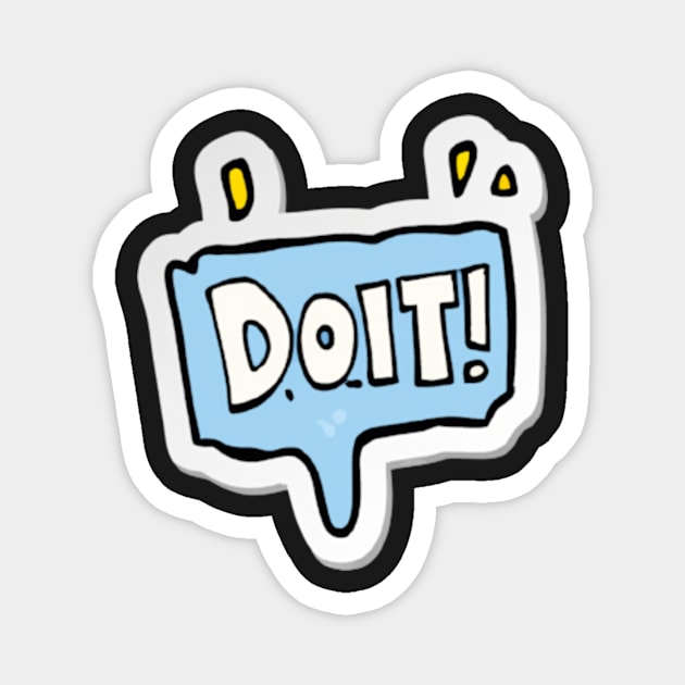 Do It sticker for running lover jogging exercise Magnet by MoGaballah