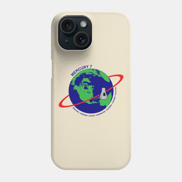 Mercury 7 (Light) Phone Case by GloopTrekker