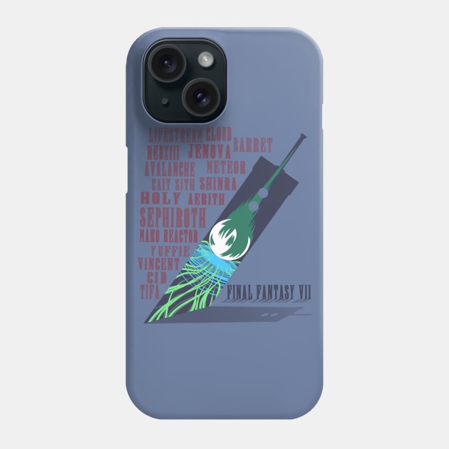 Aerith's Prayer FFVII Phone Case by azureaerrow