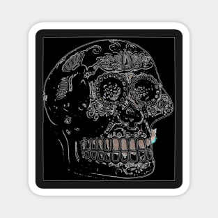 Aztec Skull Mask Magnet