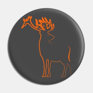 Animal design deer Pin