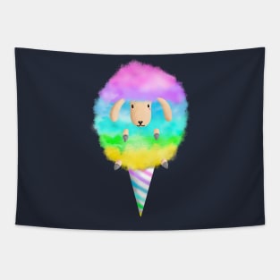 Cotton Candy Sheep Tapestry