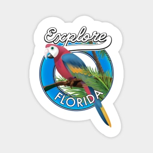 Explore Florida retro logo Magnet
