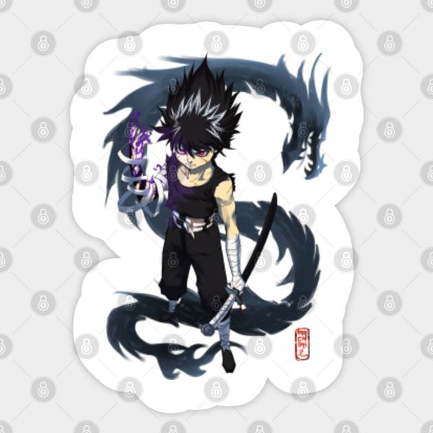 Black Dragon - Anime - Sticker