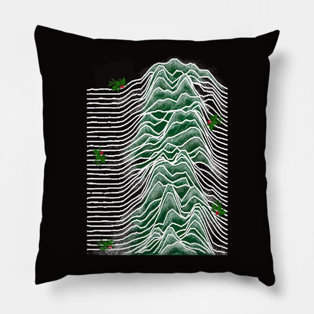 Christmas Direction Joy Pillow by Virginia Picón