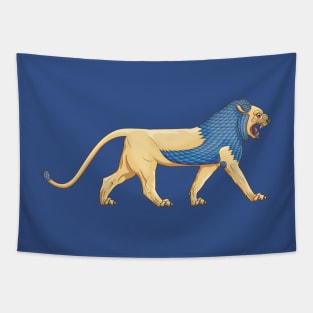 Blue Lion of Ishtar gate Tapestry