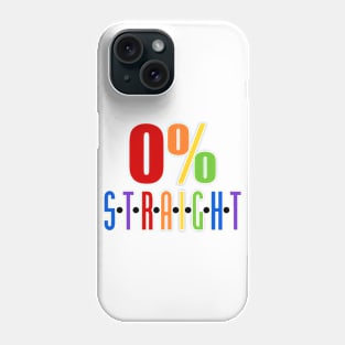 0% Straight Phone Case