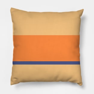 A beautiful jumble of Twilight, White, Topaz, Rajah and Royal Orange stripes. Pillow