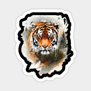 Tiger Beauty and Brawn Magnet