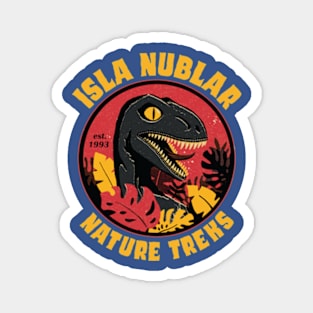 Isla Nublar Nature Treks Dinosaur Magnet