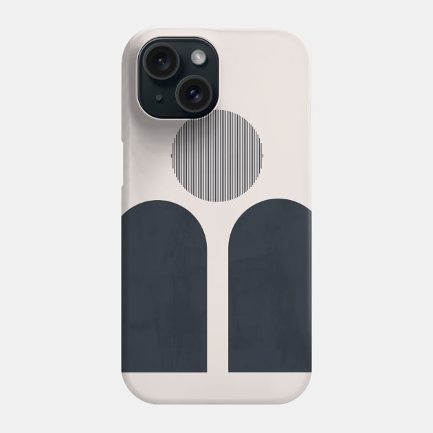 Mid-century modern Arches Phone Case by mysticminimals