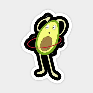 Fitness Avocado Magnet