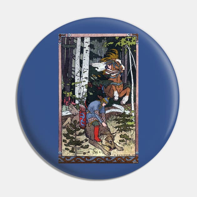 Ivan and the Wolf - Ivan Bilibin Pin by forgottenbeauty