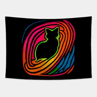 Yarn Cat 1 Tapestry