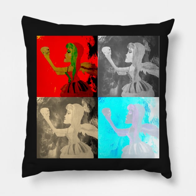 Gothic Fairy Squared Pillow by kcrystalfriend