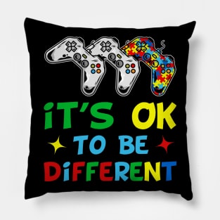 It's Ok To Be Different Control Puzzle Pillow