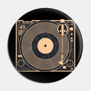 45 Record Adapter (Distressed) Pin