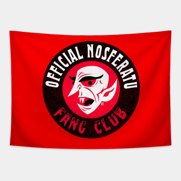 Nosferatu Fang Club Tapestry by GiMETZCO!