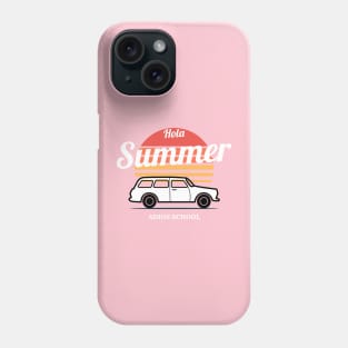 Adios School Hola Summer, summer vacation, end of school Phone Case